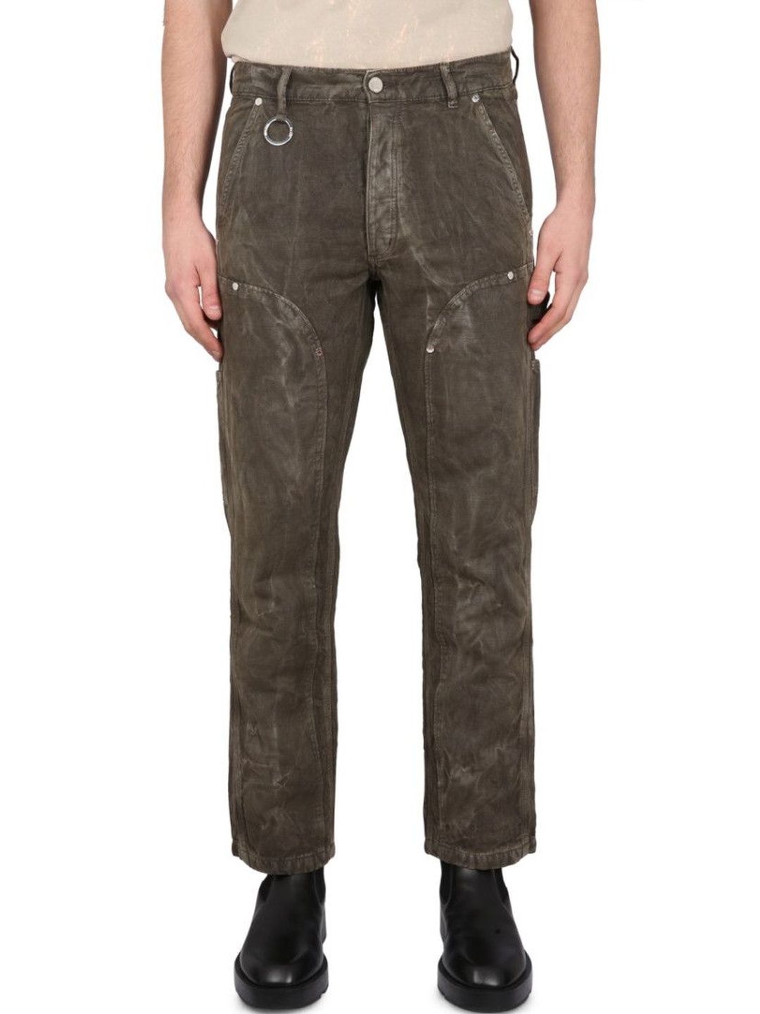 Brown High Rise Jeans-image-13
