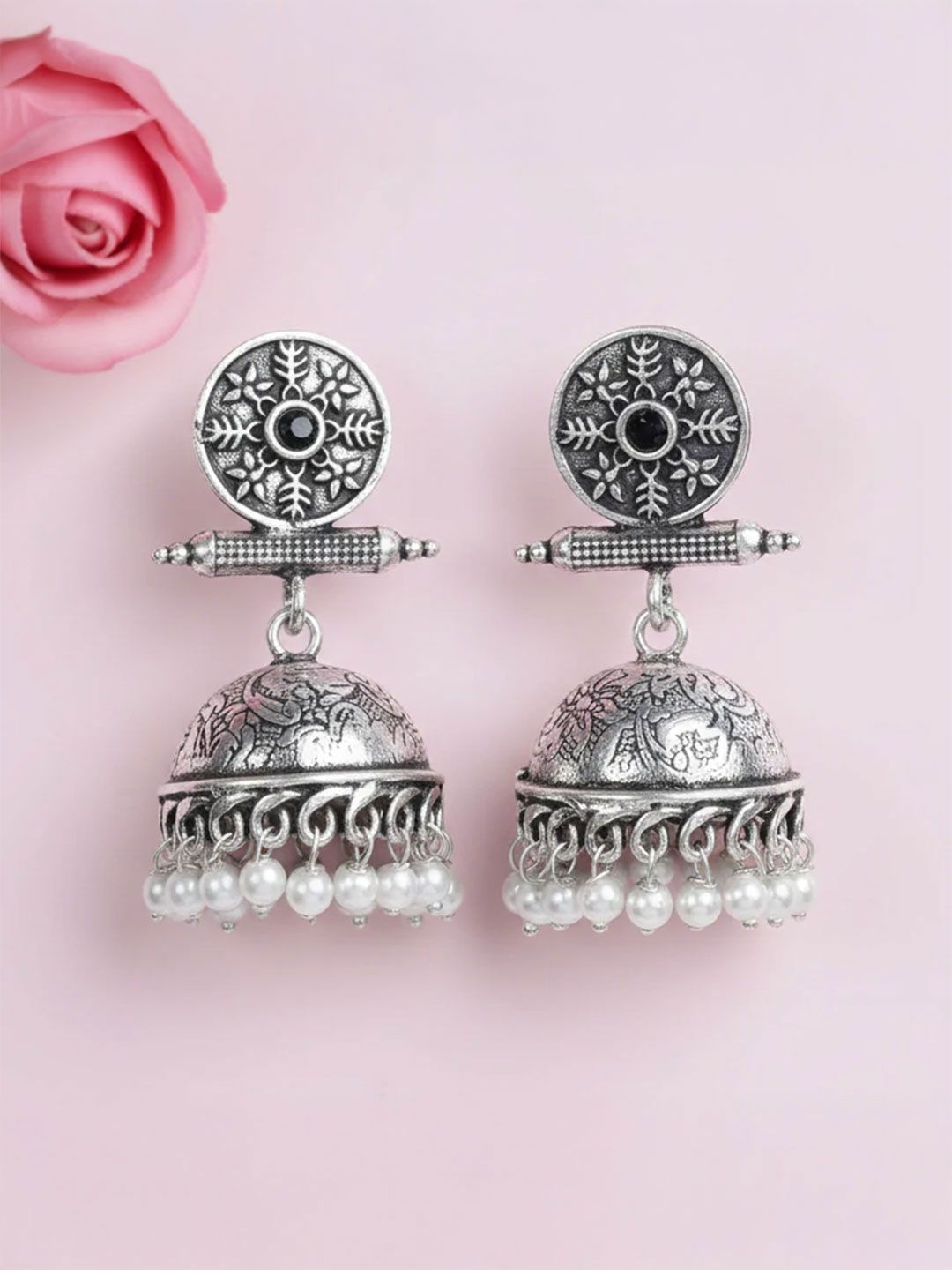 Stylishkudi Circular Jhumkas Earrings-picture-23