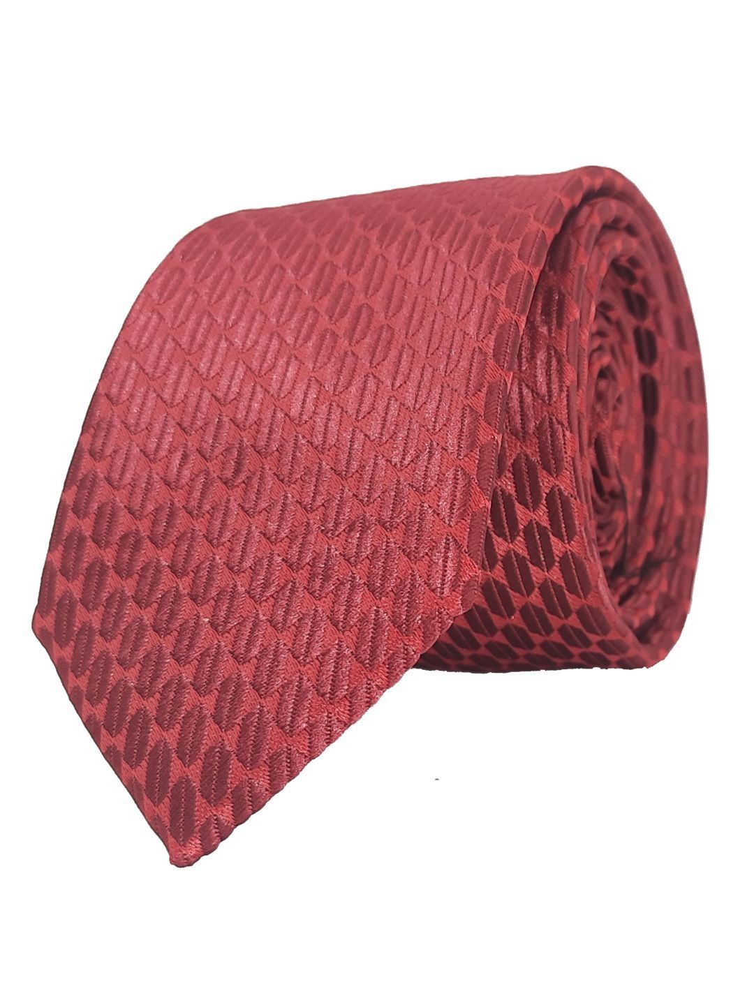 EXOTIQUE Men Woven Design Skinny Tie-picture-42