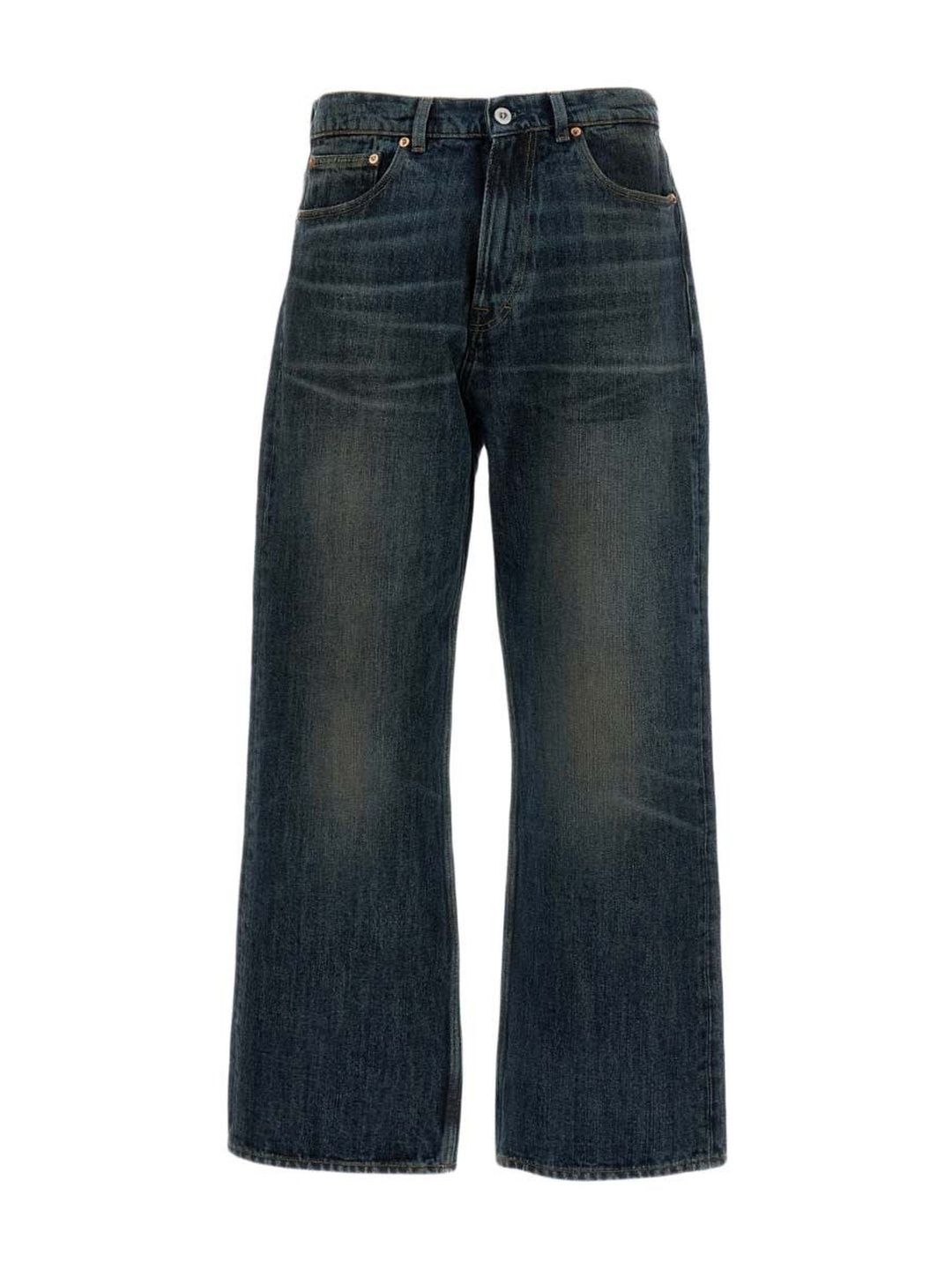 Dark Blue Straight Jeans-image-12