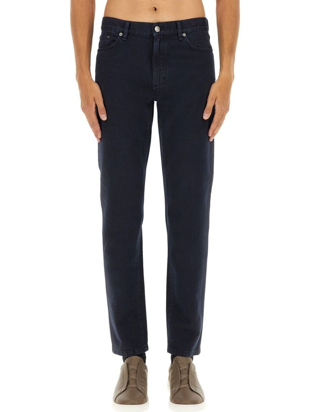 Navy Blue Mid Rise Jeans-image-36