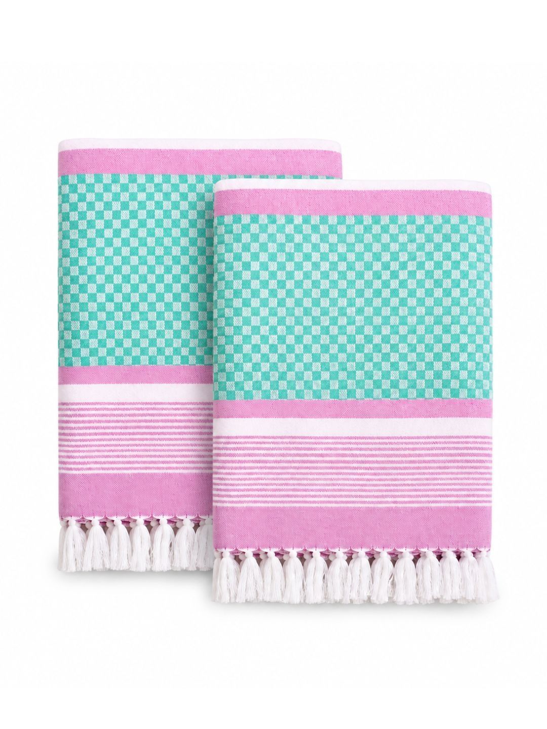 Ethazh Blue 2 Bamboo 250 GSM Bath Towel-image-43