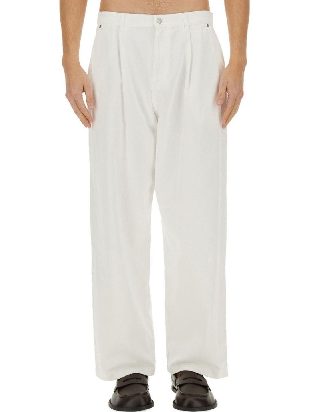 moschino White Mid Rise Jeans-picture-25