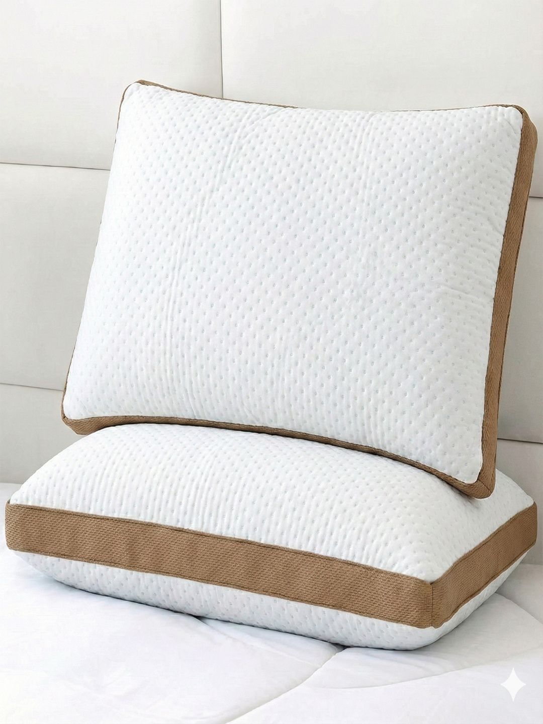 AYKA White Fibre Filled Cotton Pillow-picture-12