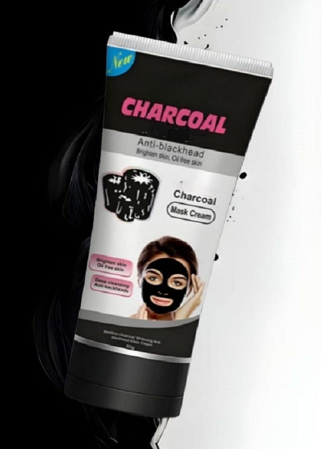 ShopCircuit Charcoal Mask Cream For Black Head Remover - 130 ml-image-18