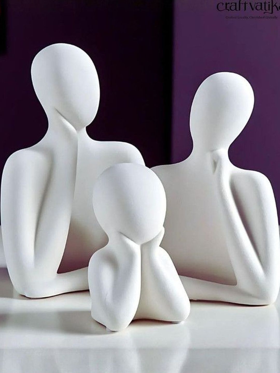 CraftVatika White Figurine Showpiece-picture-19