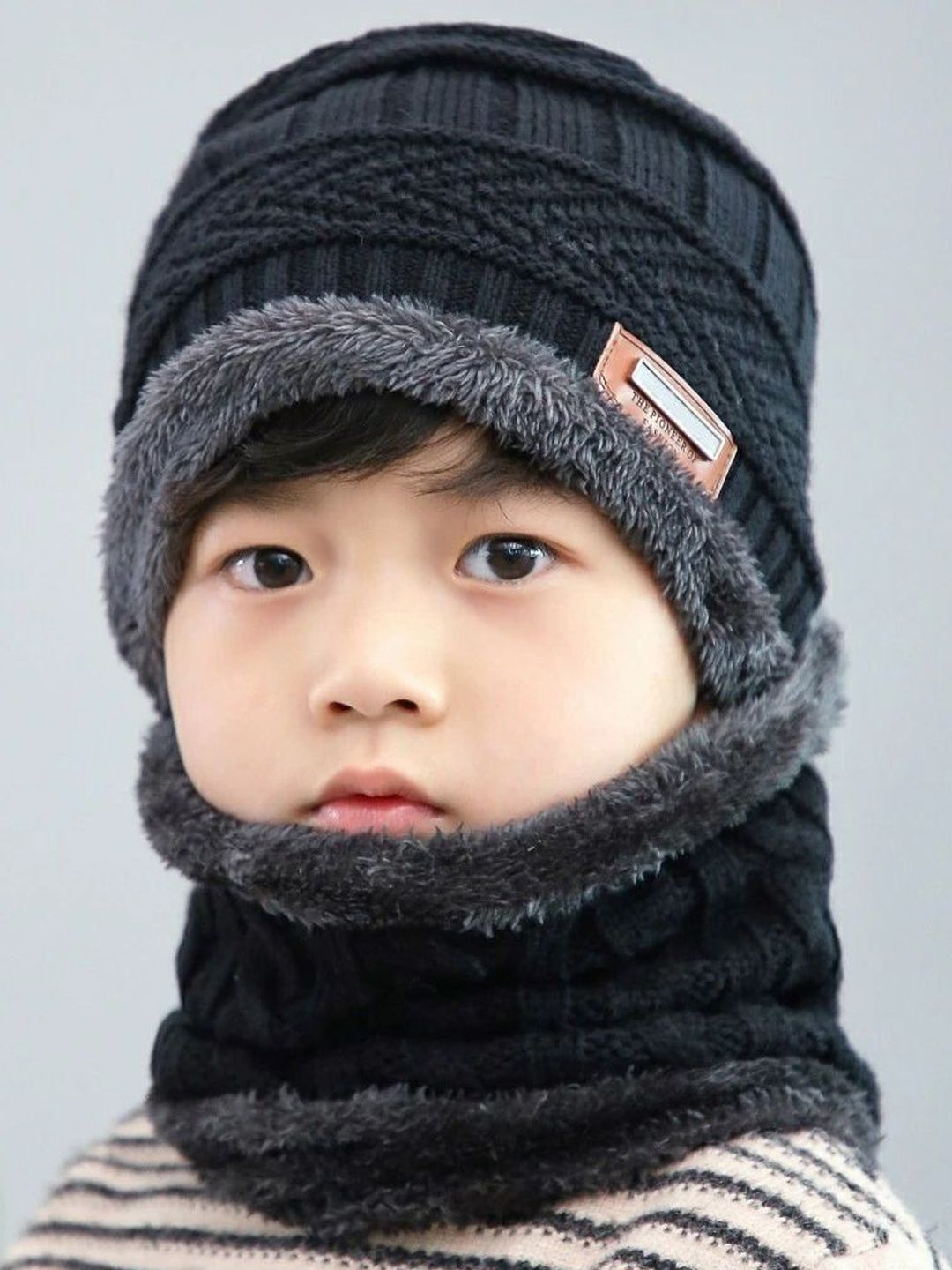 Evanden Boys Self Design Beanie-picture-44