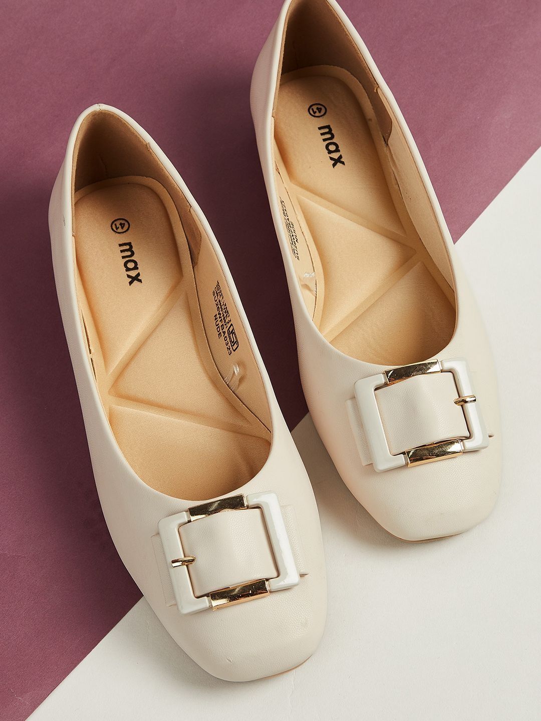 max Women Open Toe Flats with Buckles-picture-26