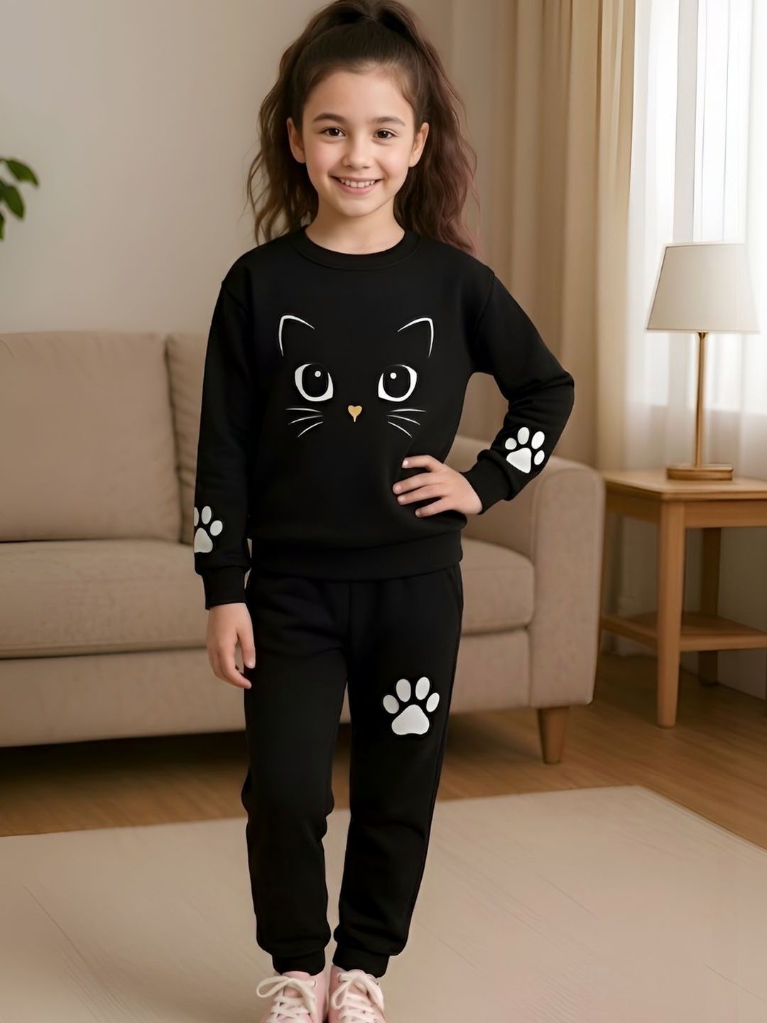 CUTE N TIGHT Girls Printed Trousers-picture-22