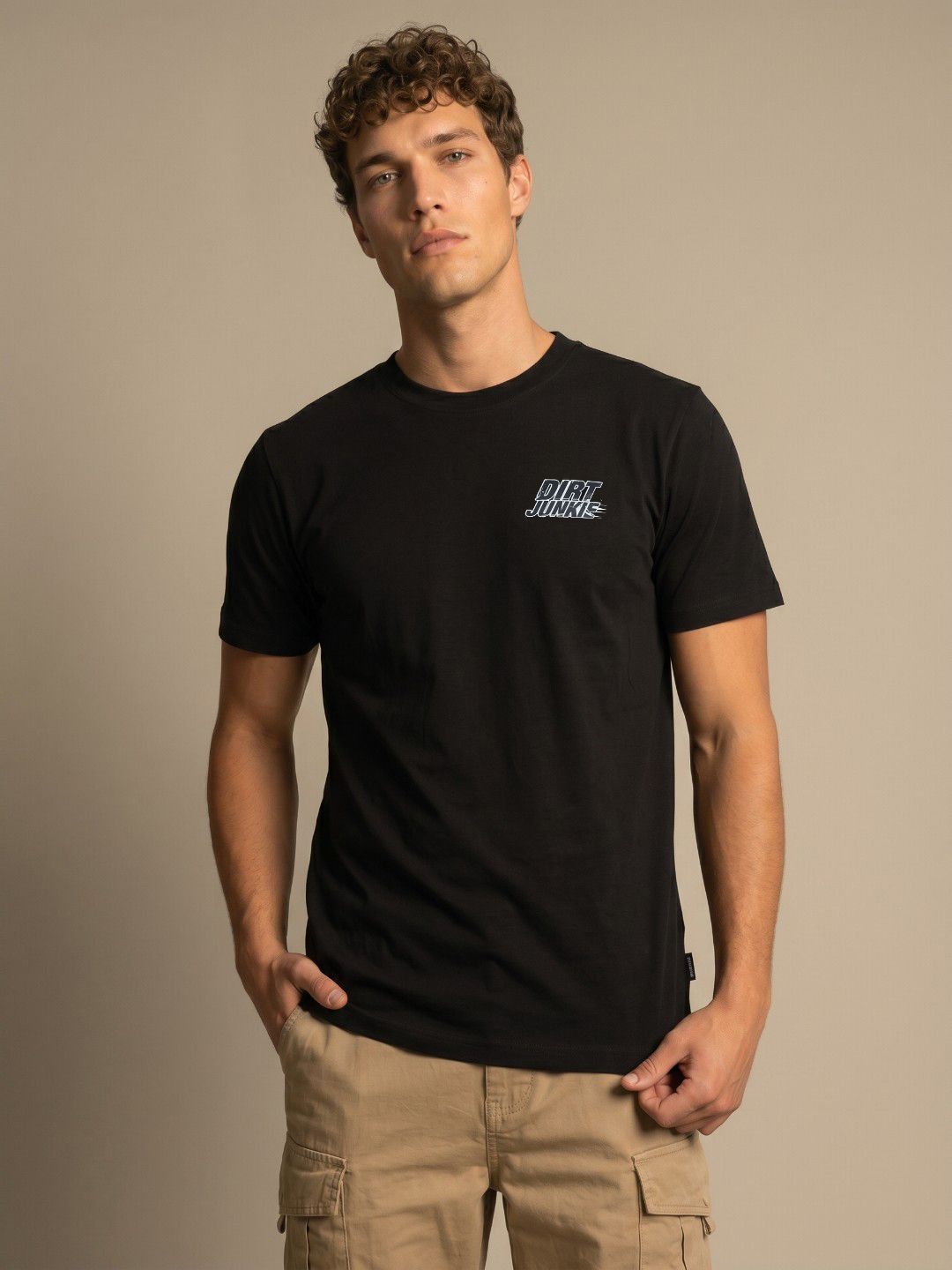 glitchez Men Typography Printed Relaxed Fit T-shirt-picture-29