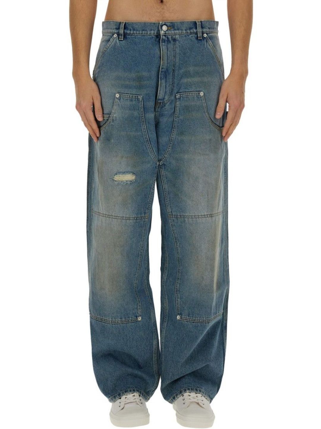 MOSCHINO Blue Mid Rise Jeans-image-37