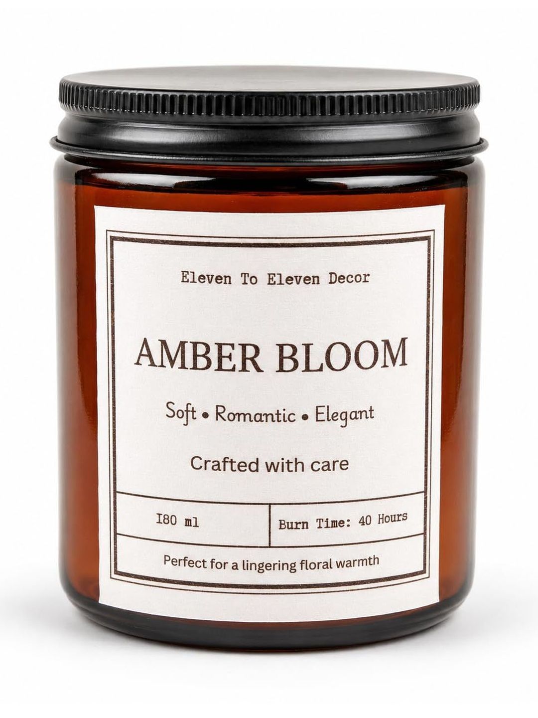 Eleven To Eleven Decor White & Brown 1 pieces Jar Candle-image-20