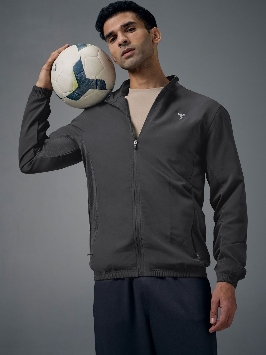 Technosport Men Brand Logo Lightweight Training or Gym Sporty Jacket-image-14
