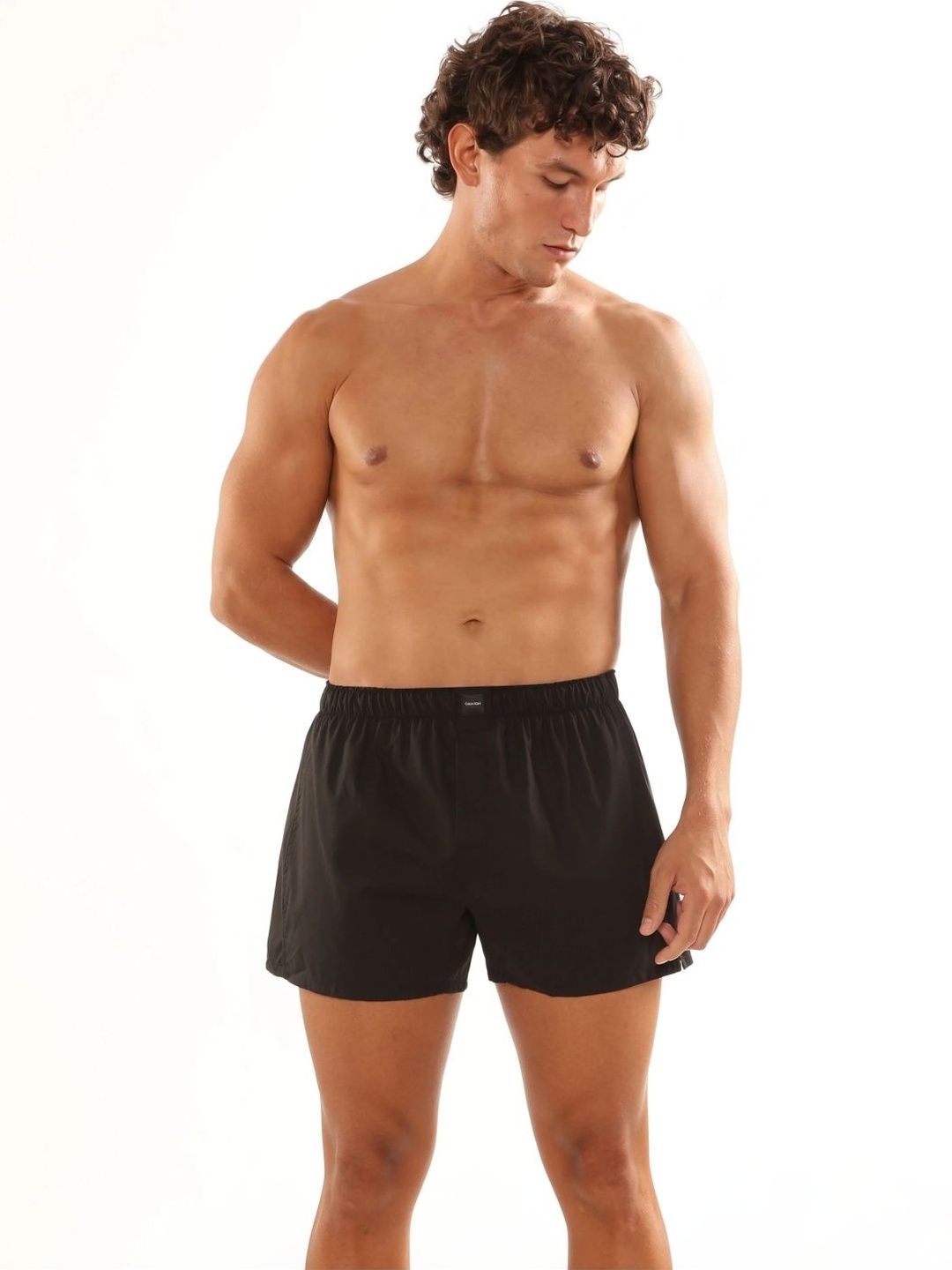 Calvin Klein Underwear Pack Of 3 Checked Cotton Boxers-picture-14