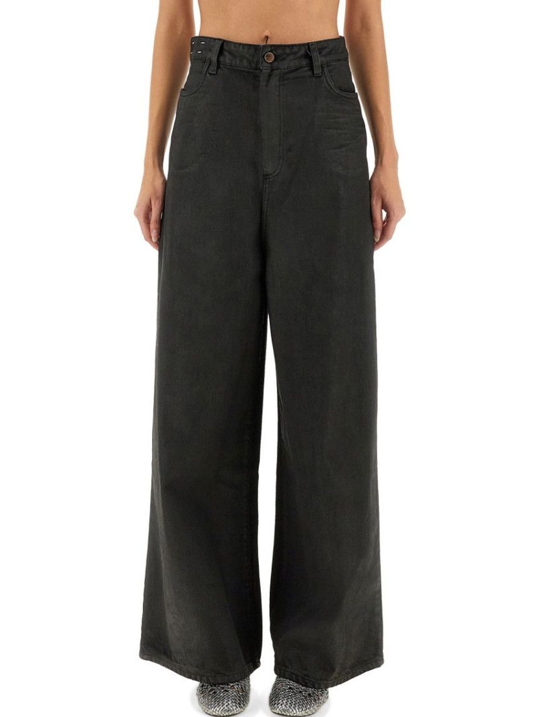 alysi Black Flared High Rise Jeans-picture-55