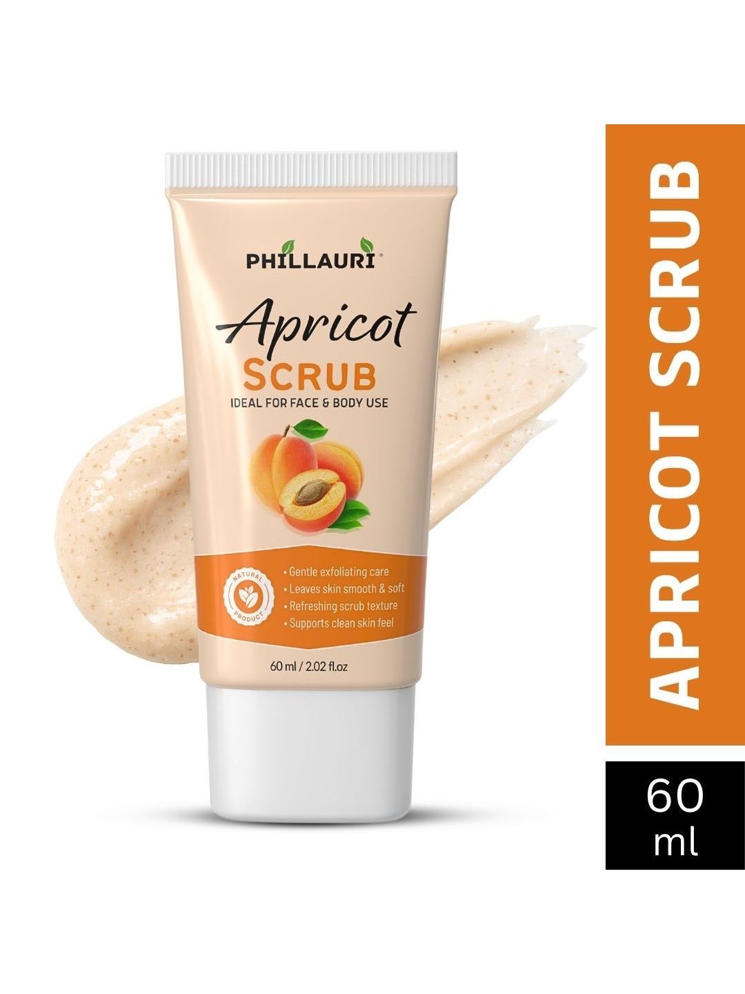 Phillauri Apricot Gentle Exfoliating Scrub - 60 ml-image-48