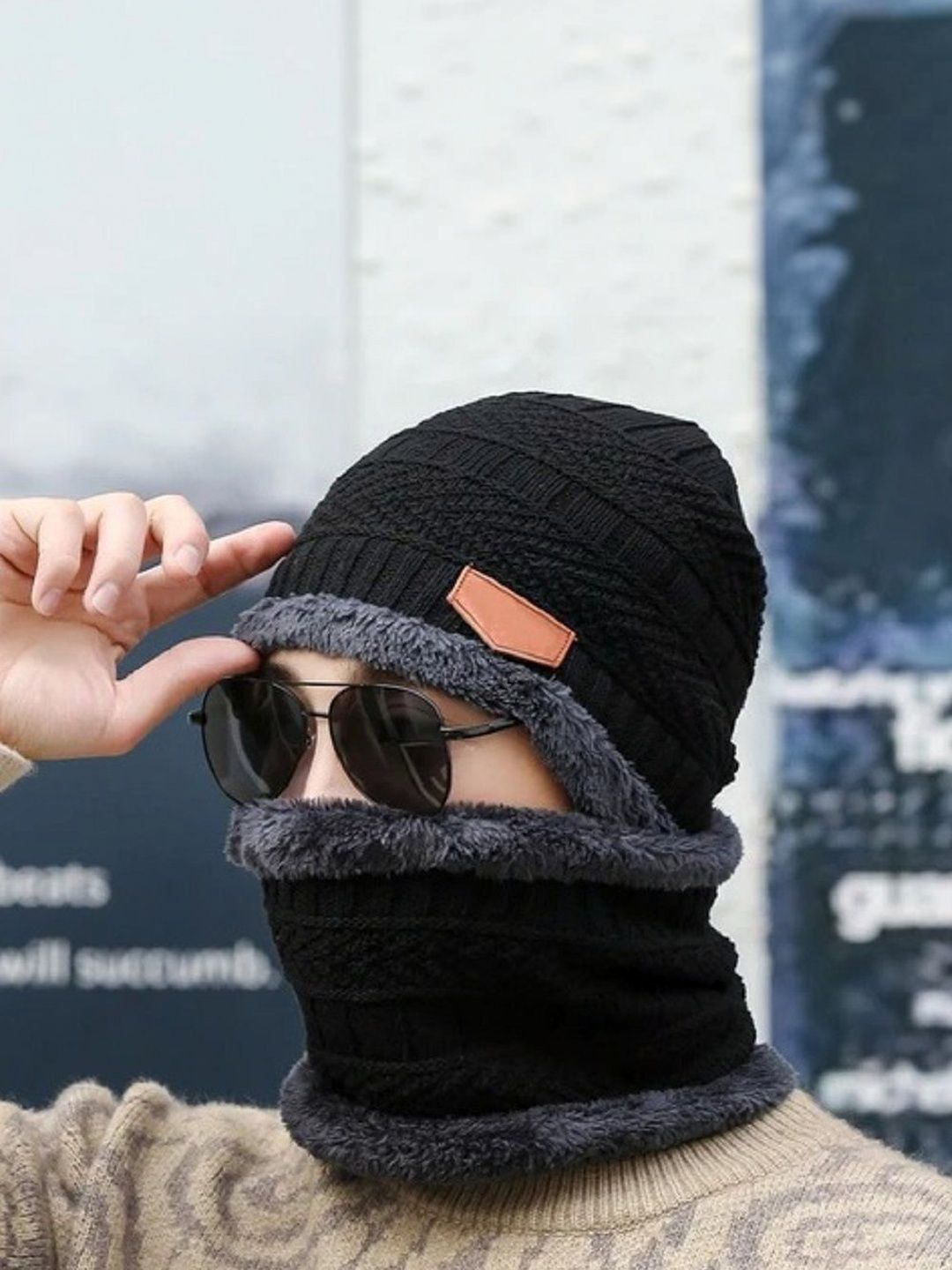 Evanden Unisex Woollen Beanie-picture-16