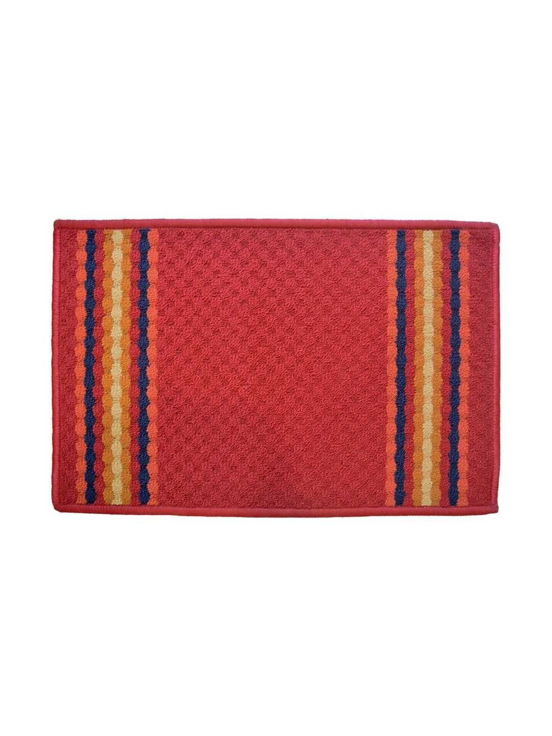 Athom Living 2Pcs Maroon & Yellow Patterned Anti-Skid Doormats-image-42