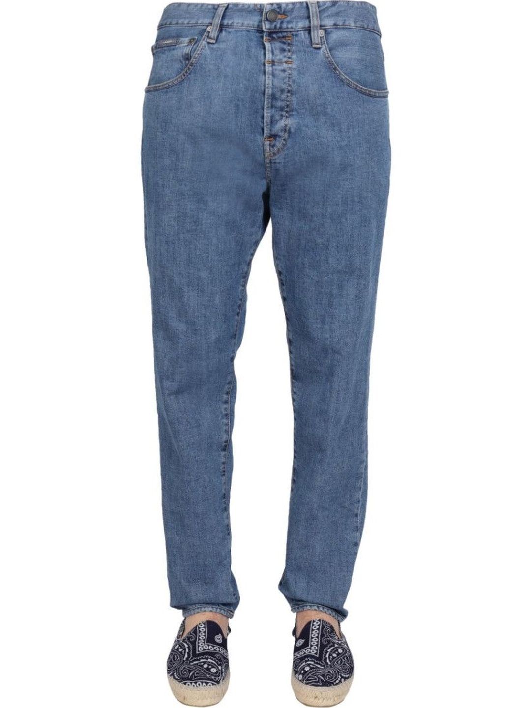 Blue Mid Rise Jeans-image-22