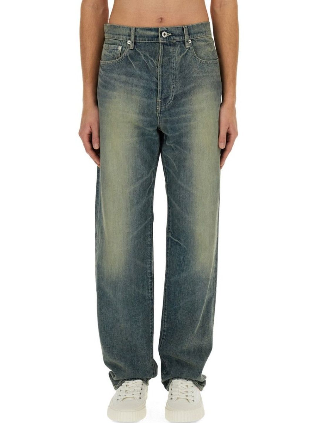 kenzo Blue Mid Rise Jeans-picture-49