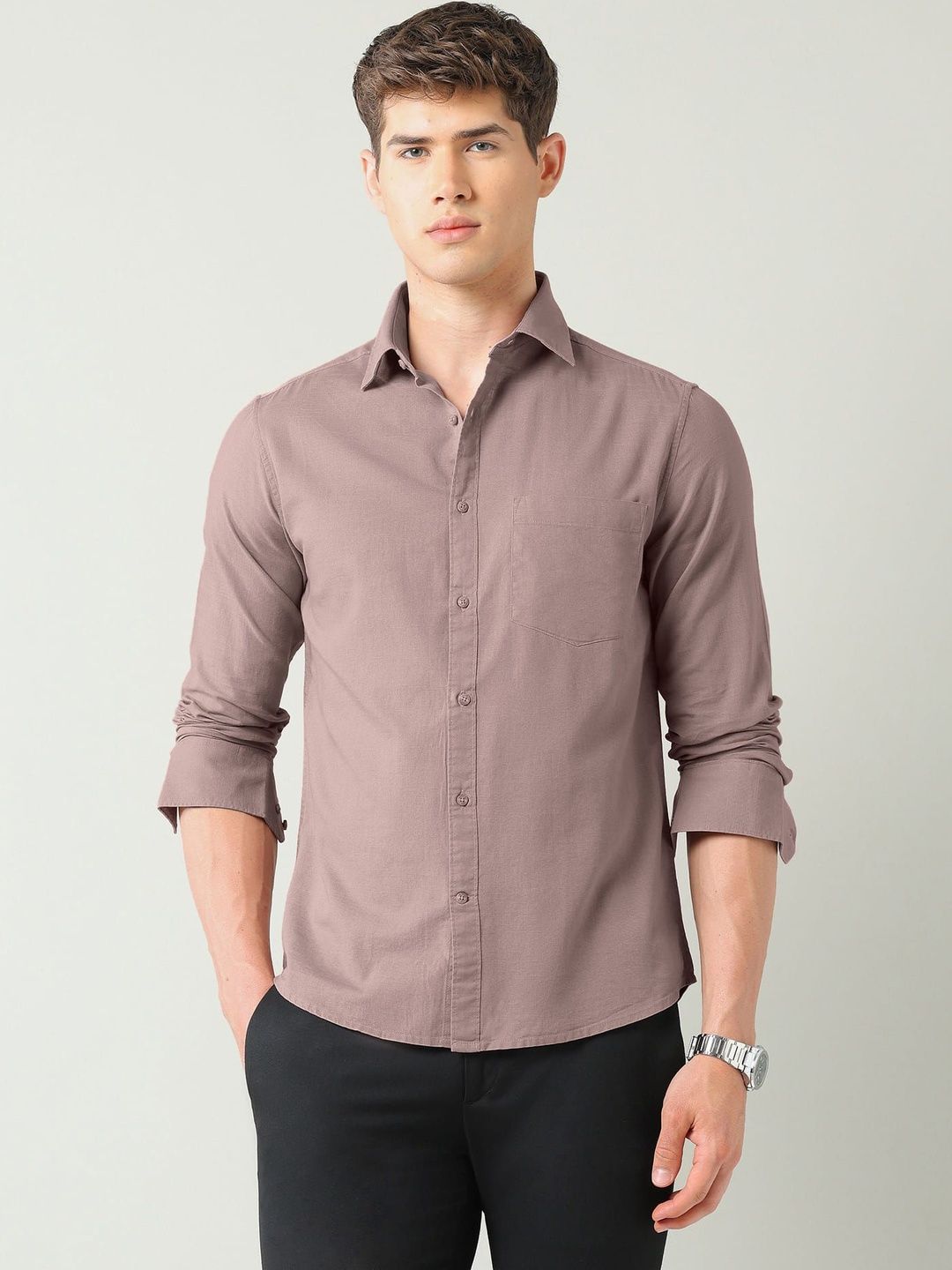 AD By Arvind Men Slim Fit Casual Shirt-picture-40