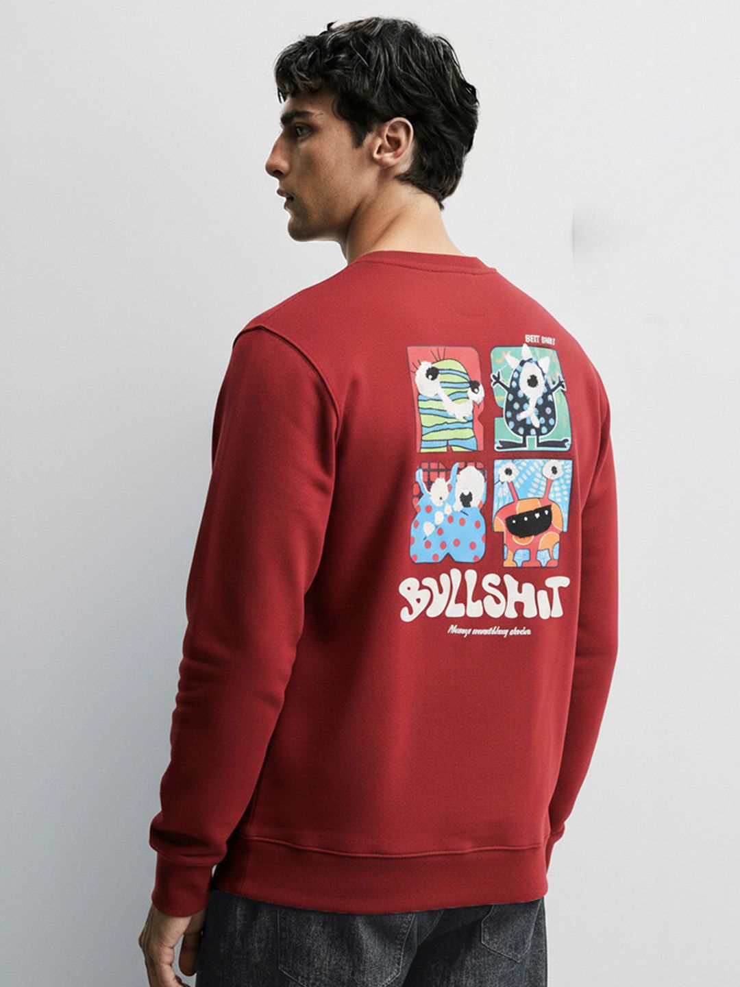 The Indian Garage Co Men Embroidered Sweatshirt-picture-12