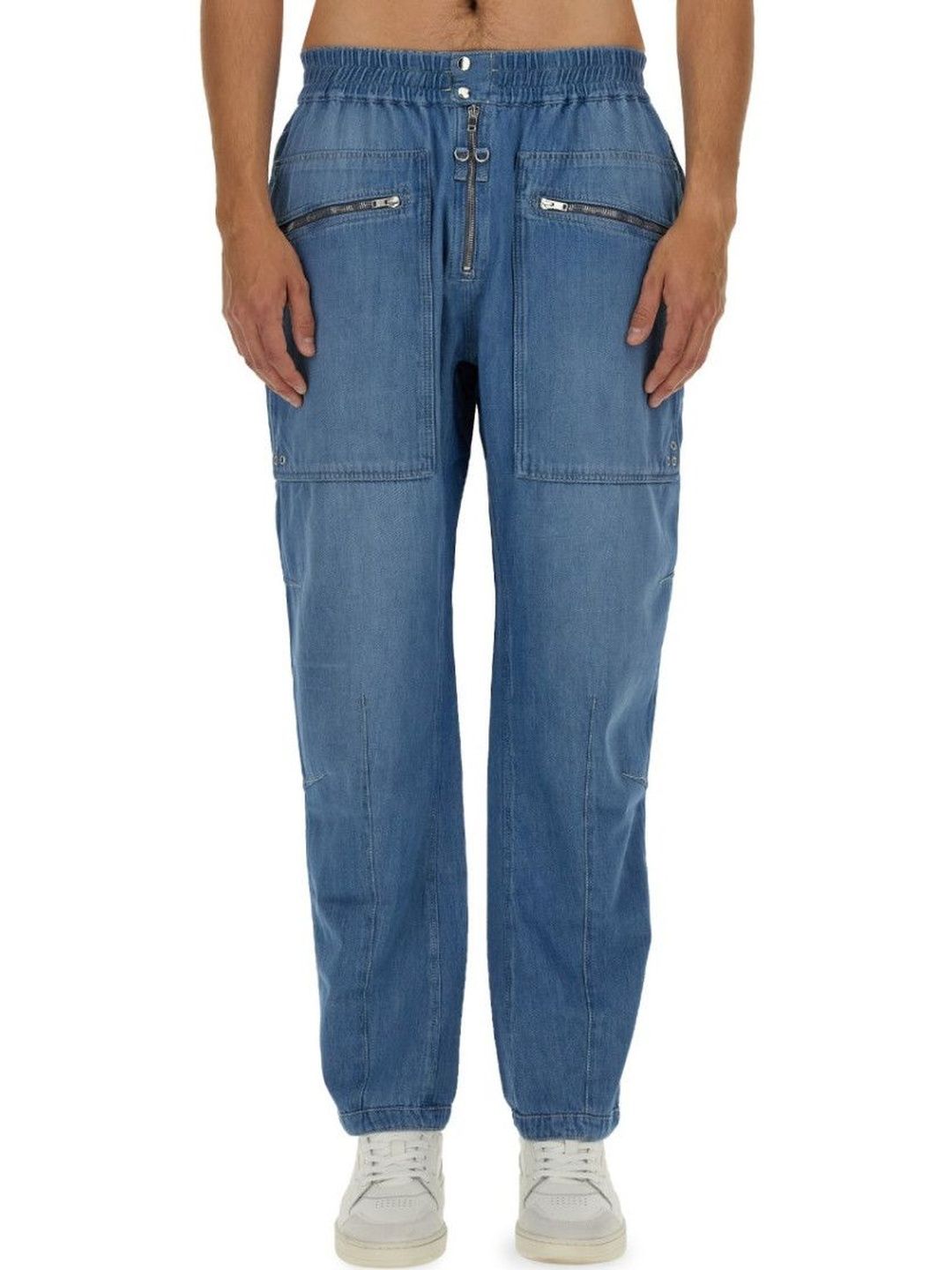 Blue High Rise Jeans-image-33