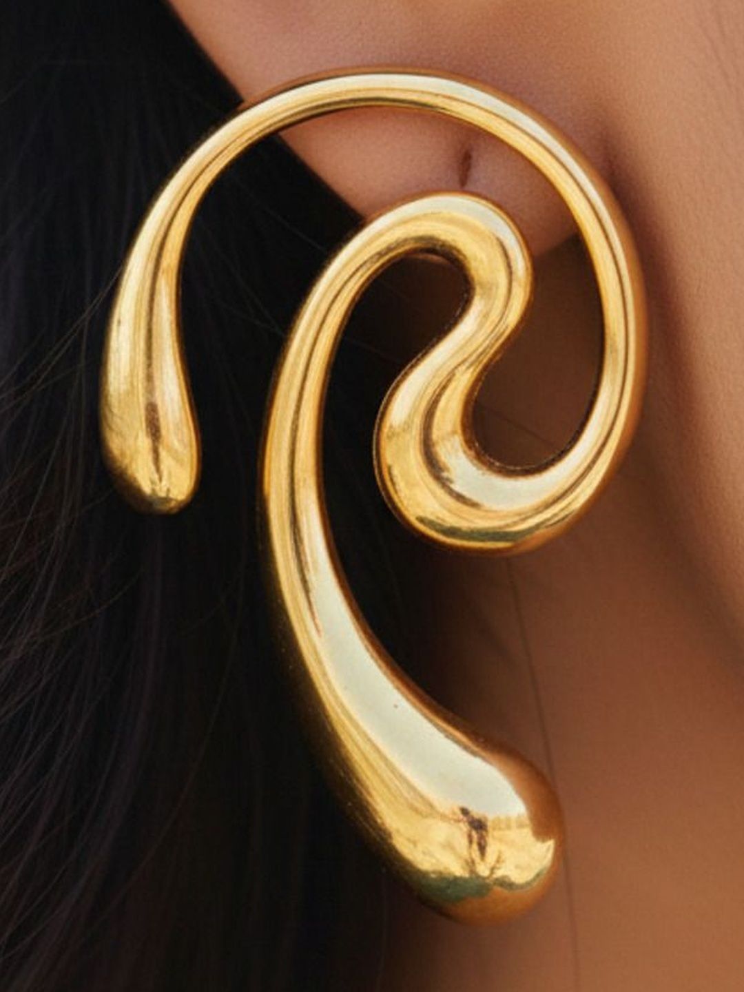 SZN Contemporary Ear Cuff Earrings-picture-30