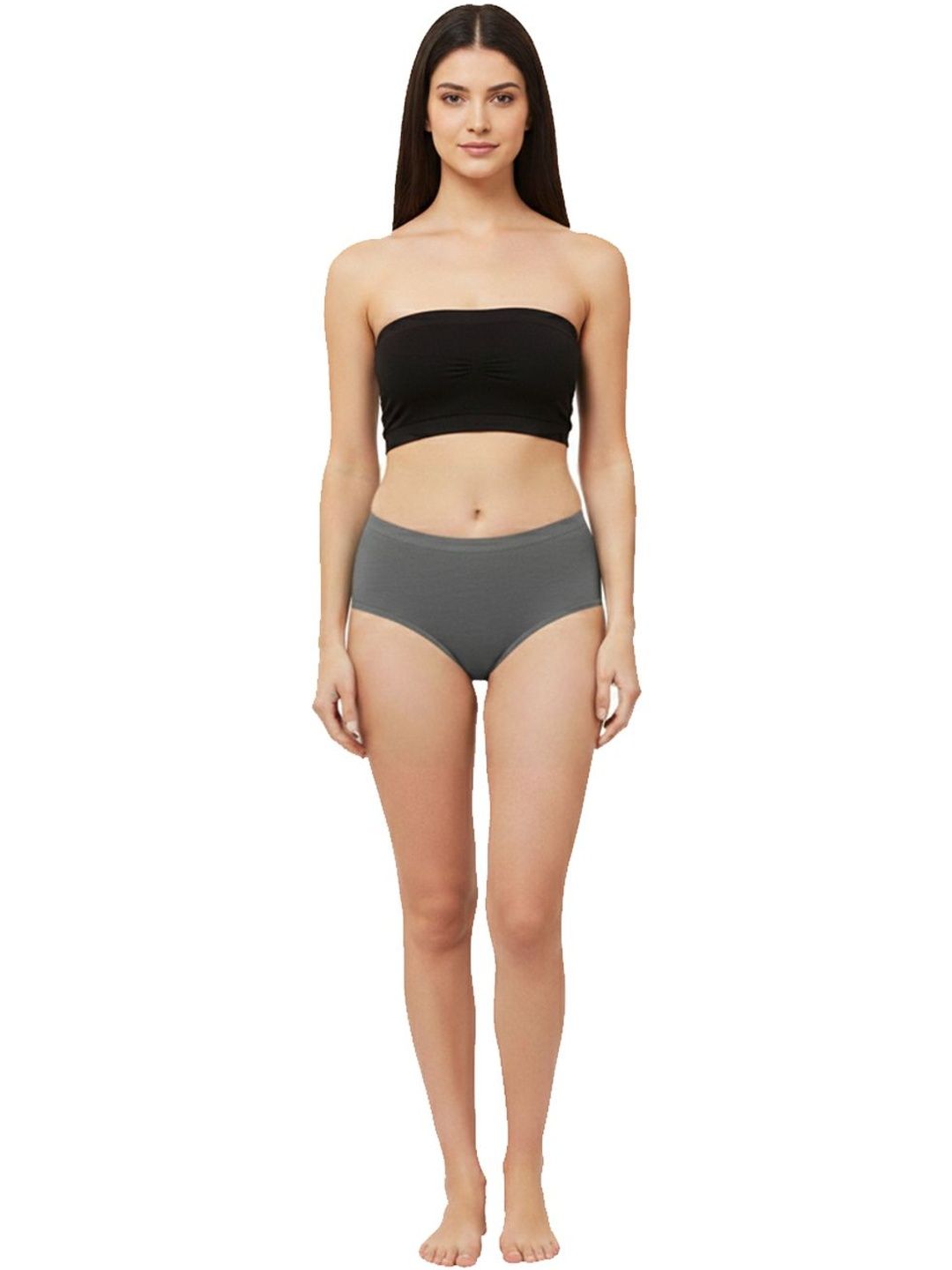 PRASUB Women Pack of 4 Leak-Proof Assorted Cotton Blend Basic Briefs-picture-29
