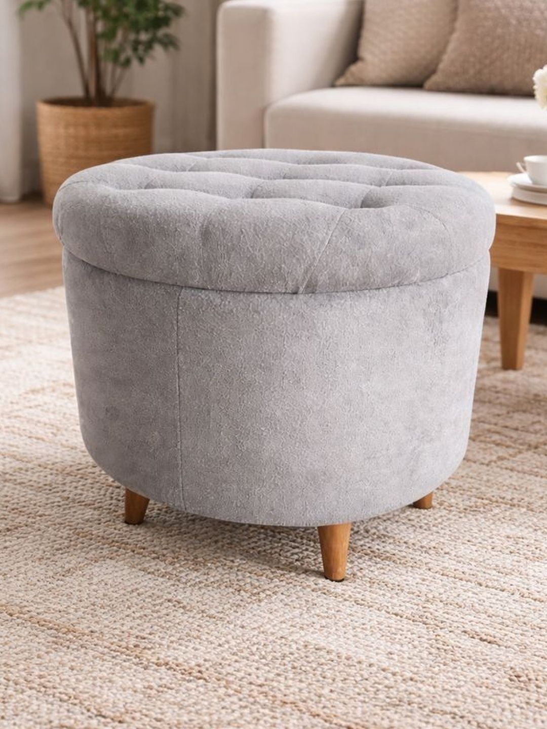 Sujan Carnival Funiture Grey Little Secrets Pouff Ottoman-picture-42