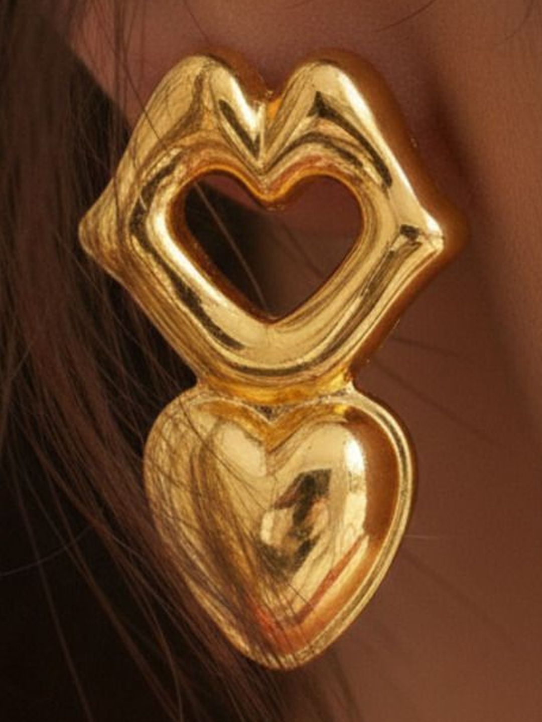 SZN Heart Shaped Drop Earrings-picture-14