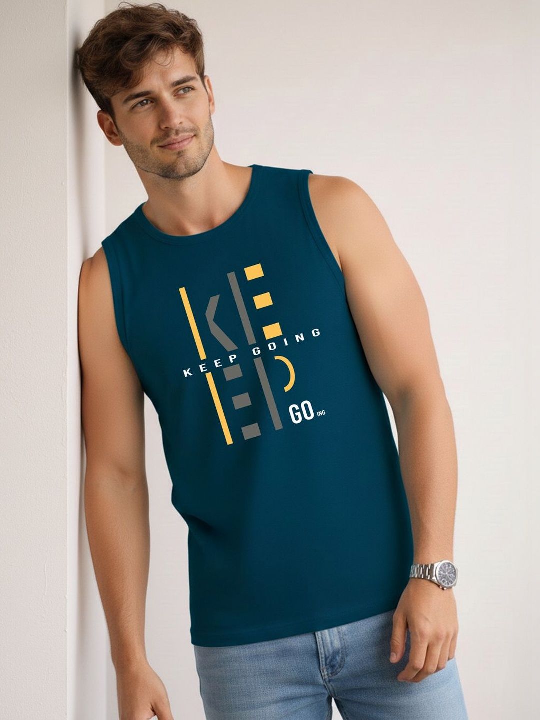 TEEFOX Printed Assorted Cotton Tank-image-41