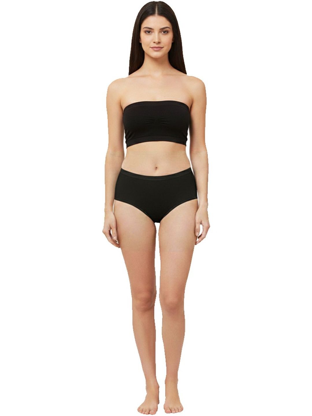 PRASUB Women Pack of 4 Leak-Proof Assorted Cotton Blend Basic Briefs-picture-31