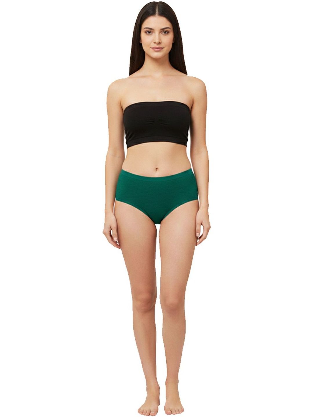 PRASUB Women Pack of 4 Leak-Proof Assorted Cotton Blend Basic Briefs-picture-44