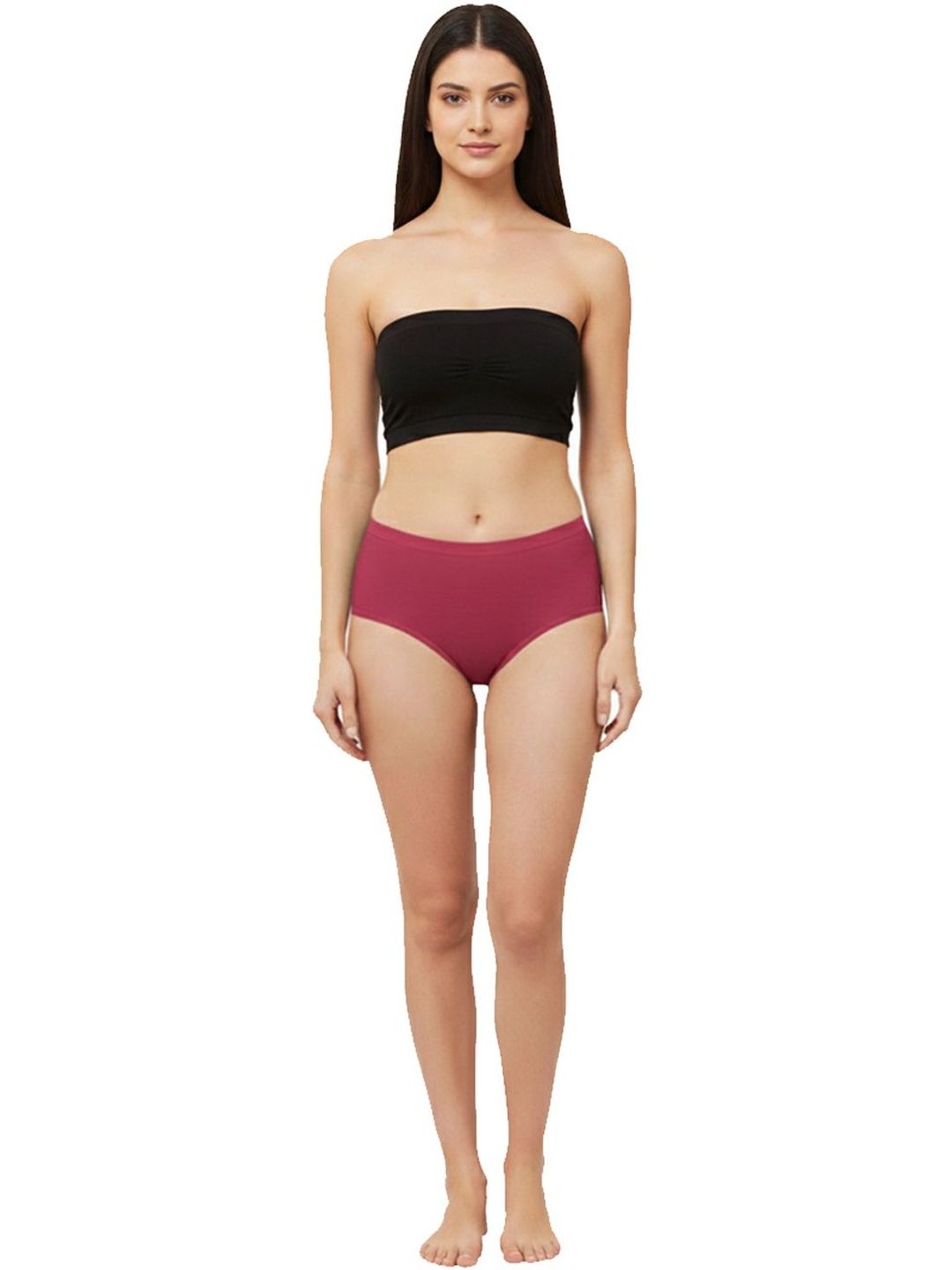 PRASUB Women Pack of 4 Leak-Proof Assorted Cotton Blend Basic Briefs-picture-49