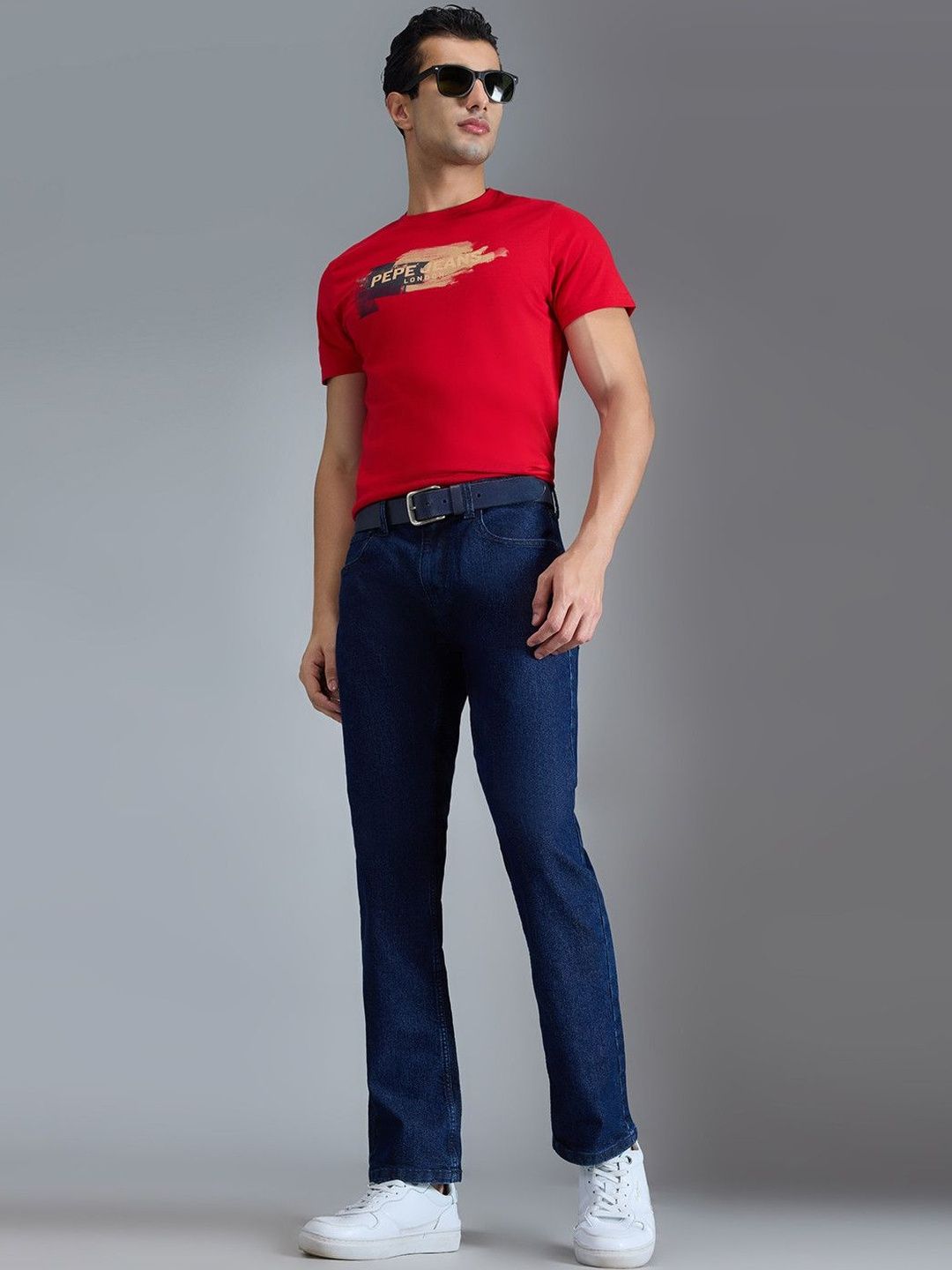 Pepe Jeans Men Holborne Straight Fit Mid-Rise Stretchable Jeans-picture-34