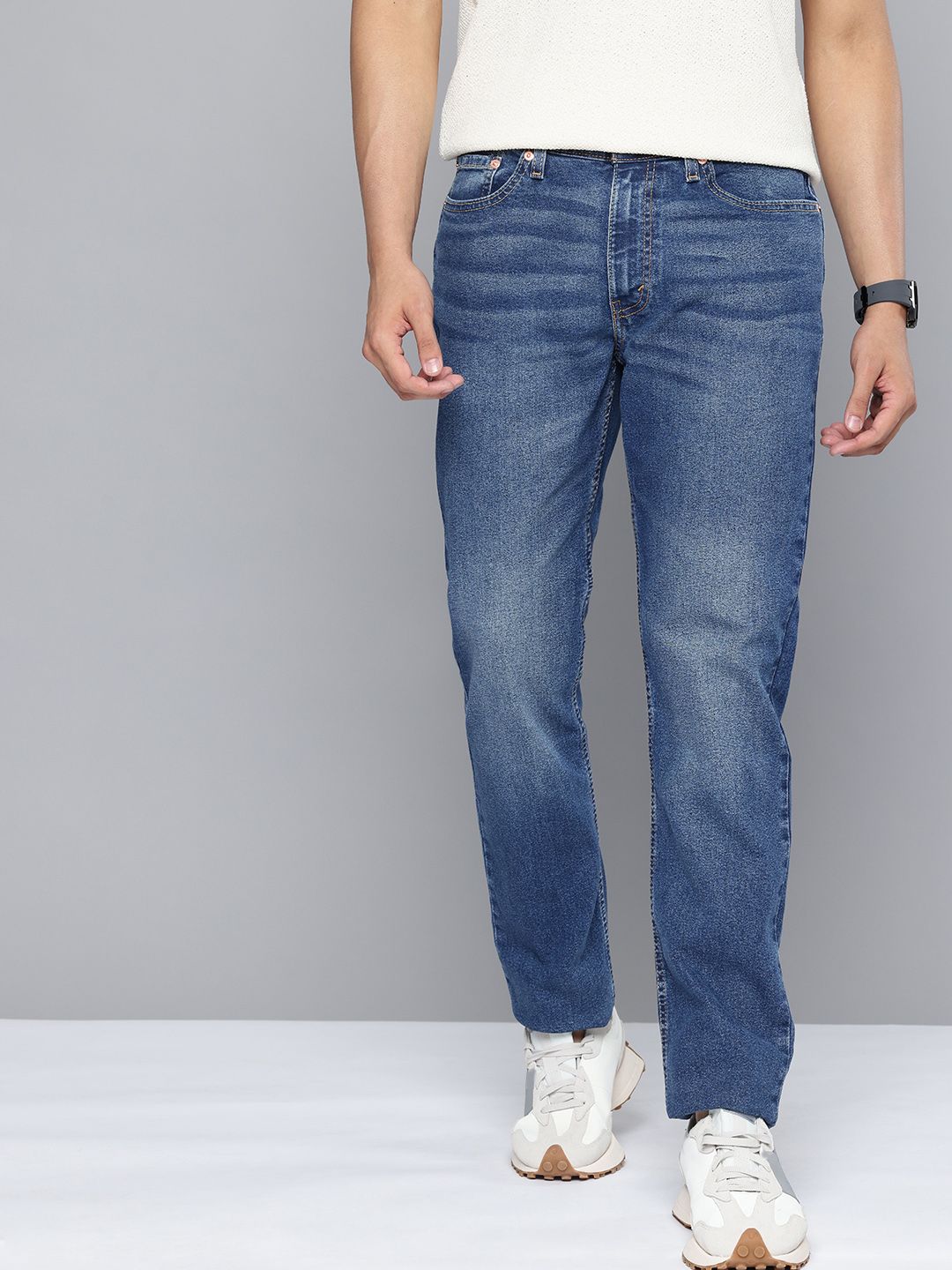 Levis Levis Men Slim Fit Mid-Rise Light Fade Stretchable Jeans