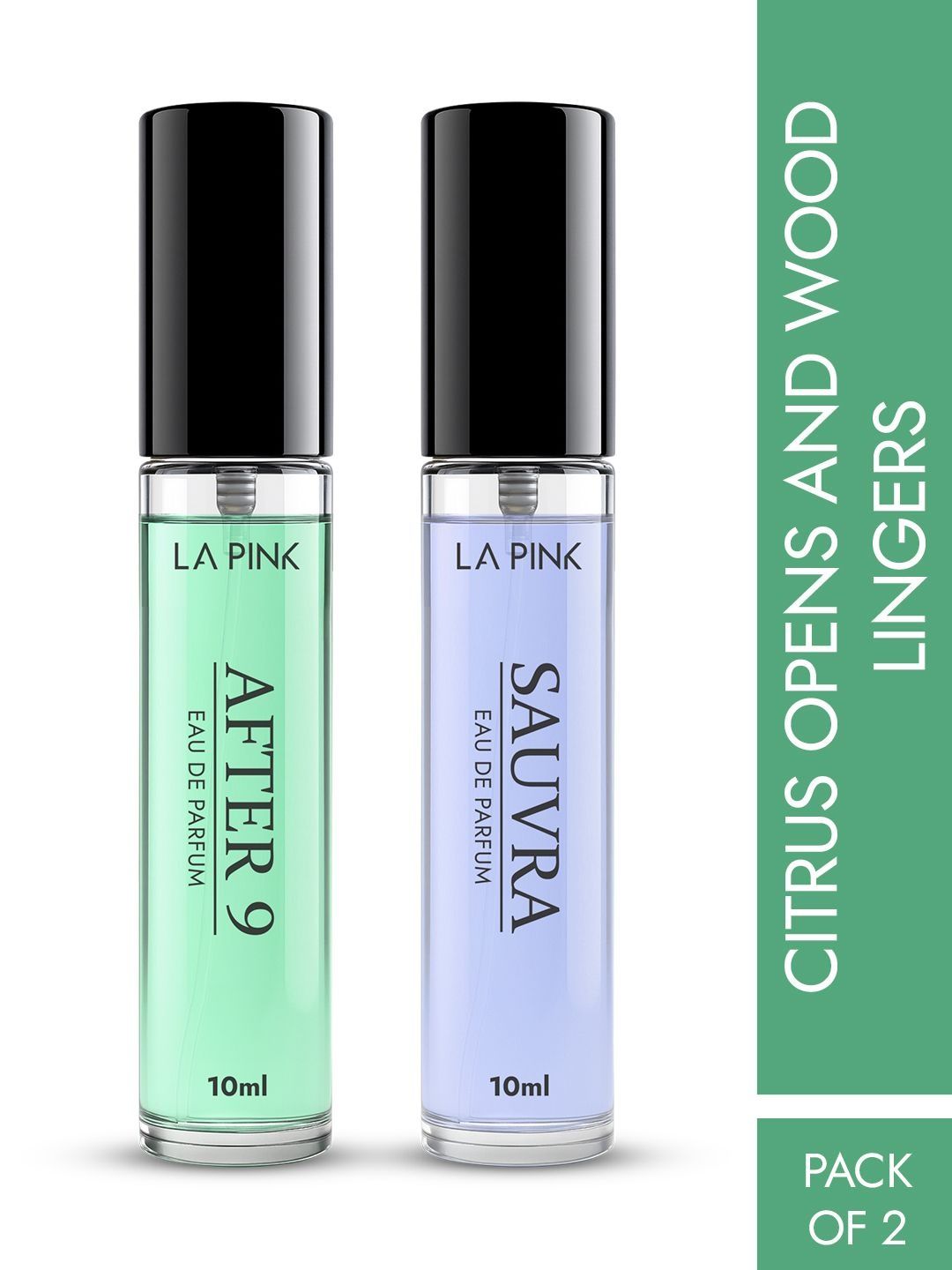 La Pink Set Of 2 Sauvra & After 9 Long Lasting Eau De Parfum - 10 ml Each-picture-25