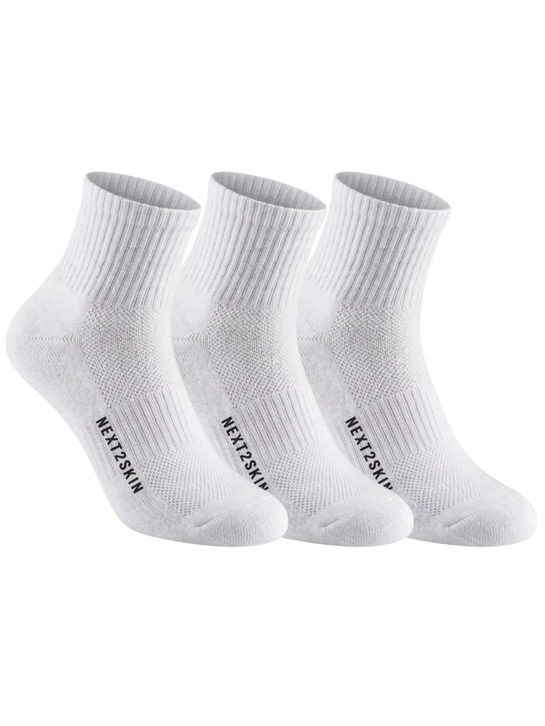 N2S NEXT2SKIN Men Pack of 3 Cotton Assorted Ankle Length Socks-picture-34