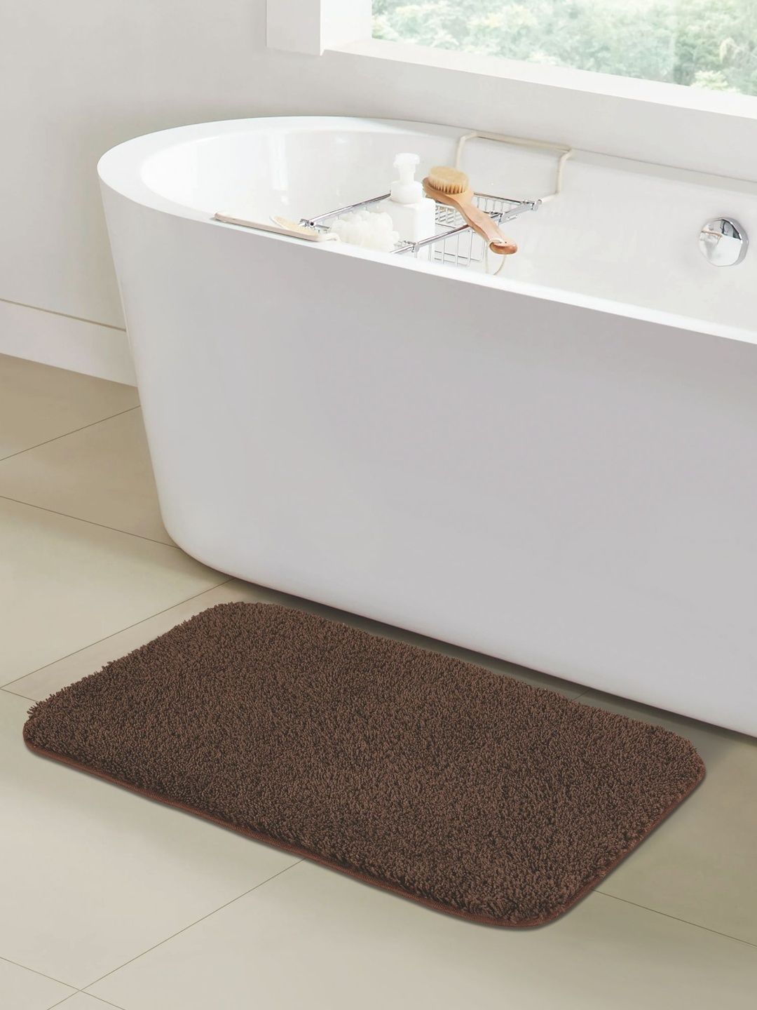 OBSESSIONS Pack Of 2 Brown Bath Rugs-picture-16