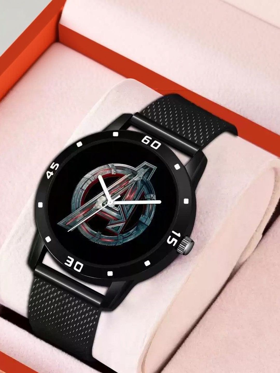 Blutech Unisex Kids Dial & Stainless Steel Straps Watch Avng BlK-picture-8