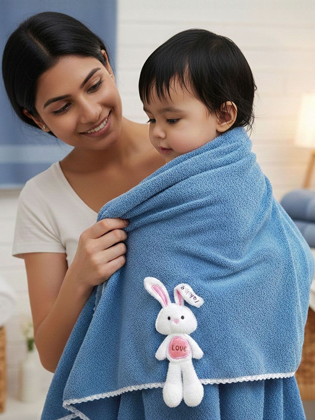 Story@home Blue 1 300 GSM Bath Towel-image-19