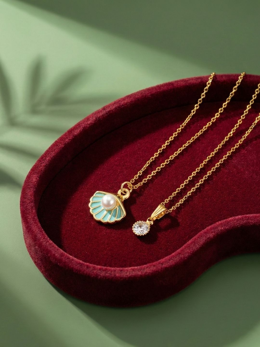 Lara Karen Pack Of 2 Gold-Plated Pendant-picture-24