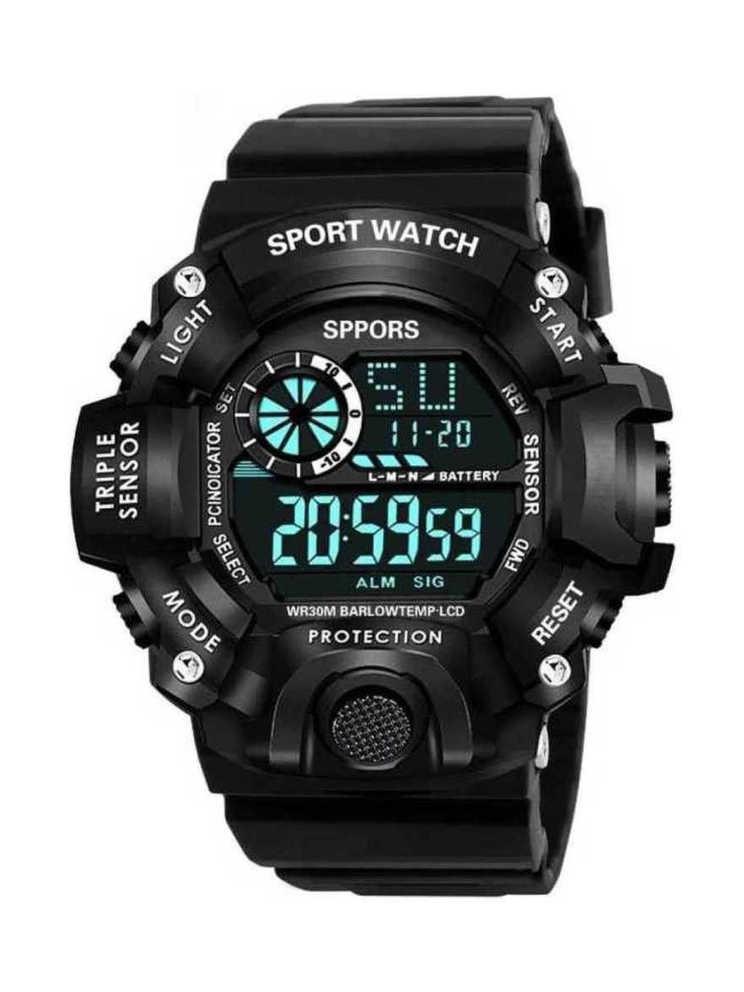 Blutech Unisex Kids Dial & Stainless Steel Straps Watch ACN 01 SS BLK-picture-44