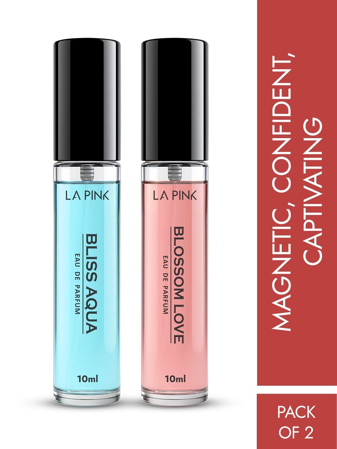 La Pink Set Of 2 Blossom Love & Bliss Aqua Long Lasting Eau De Parfum - 10 ml Each-picture-17
