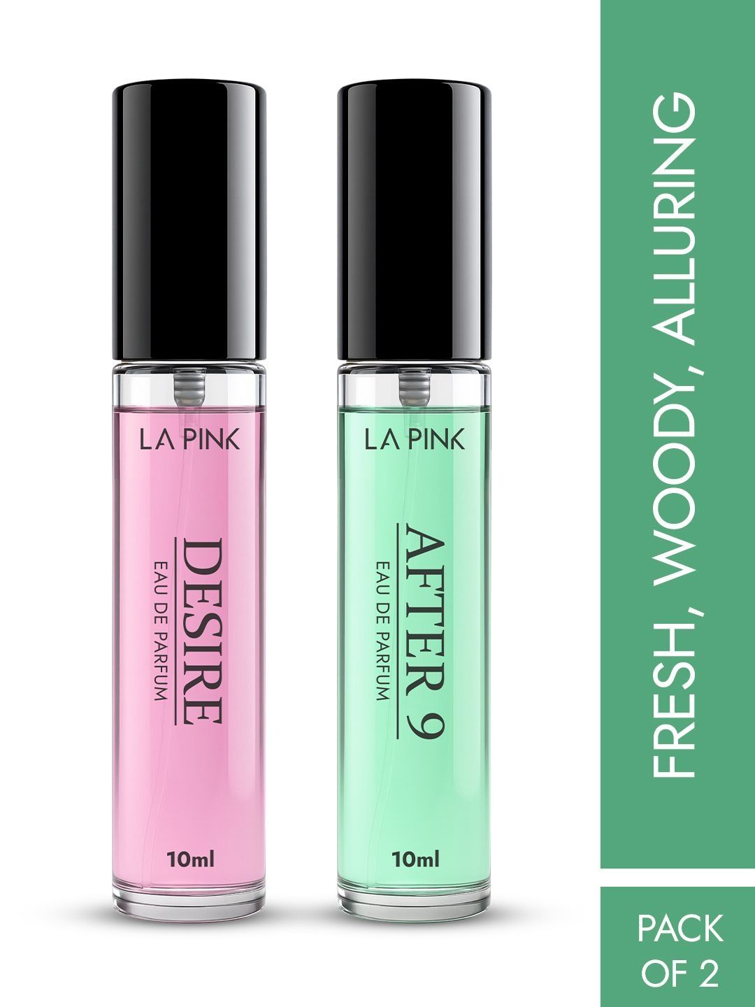 La Pink Set Of 2 After 9 & Desire Long Lasting Eau De Parfum - 10 ml Each-picture-39