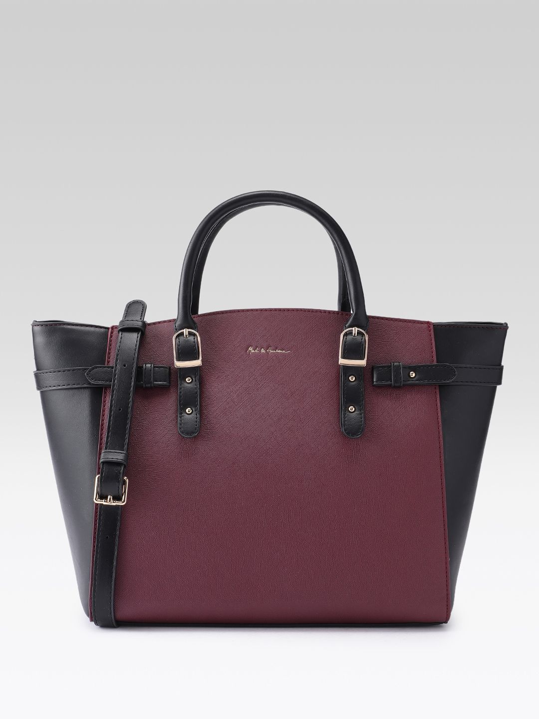 Mast & Harbour Colourblocked Handheld Bag-picture-25