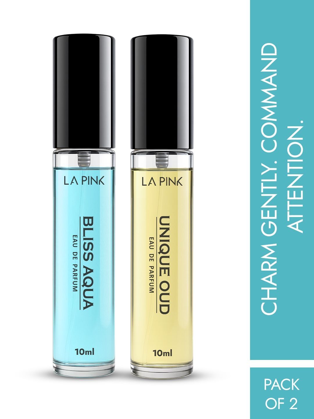 La Pink Women Set Of 2 Bliss Aqua & Unique Oud Long Lasting Eau de Parfum - 10 ml Each-picture-38