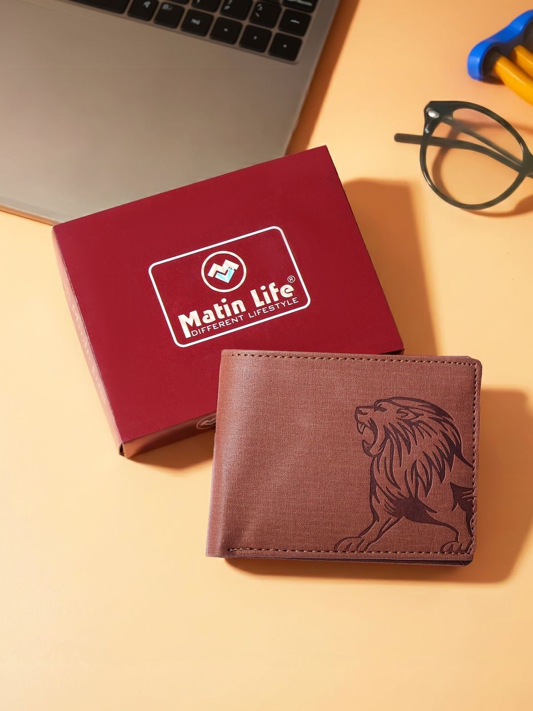 MATIN LIFE Men Textured PU Two Fold Wallet-picture-42