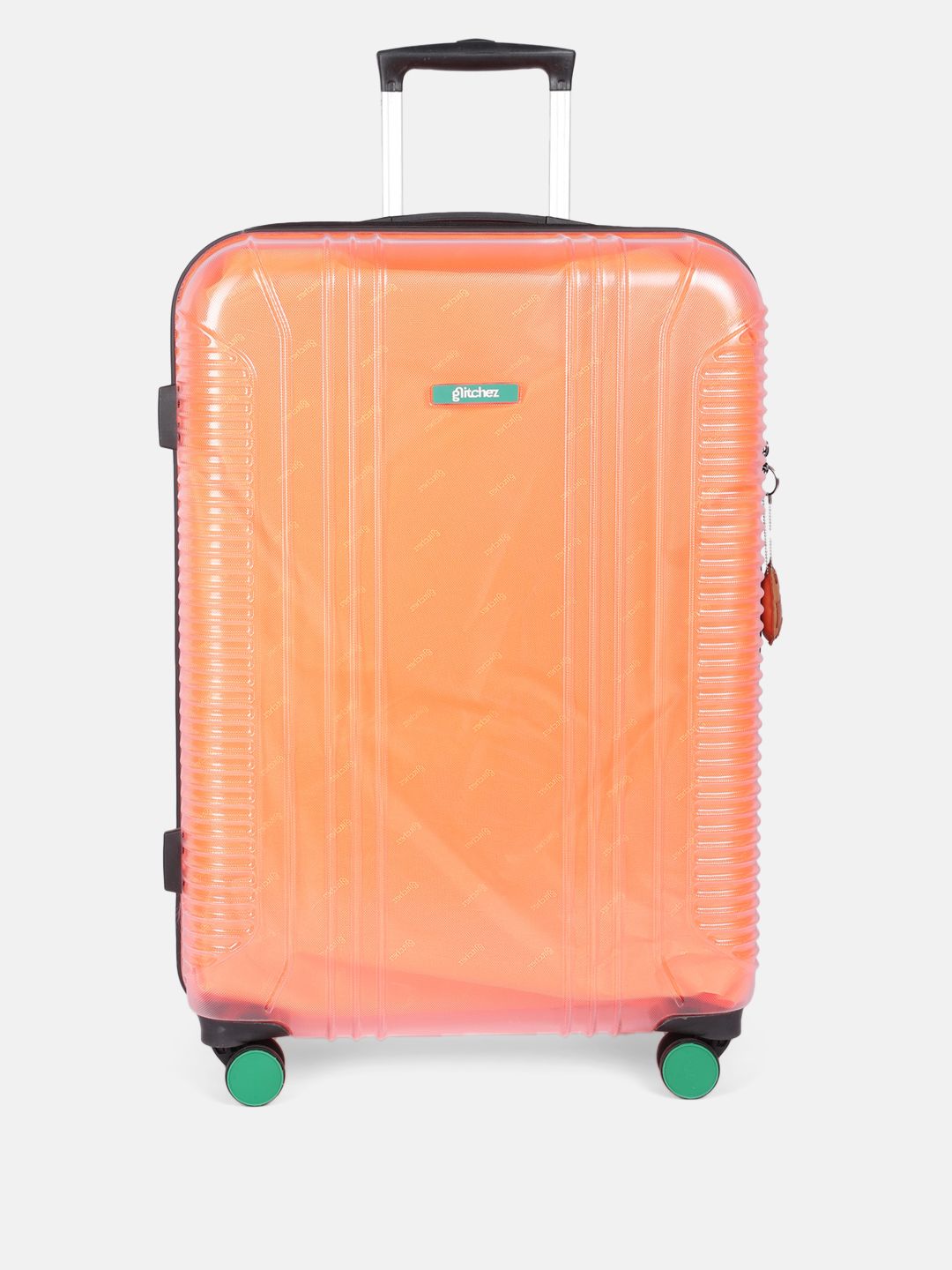 glitchez Textured Hard-Sided Check-In Trolley Bag-image-11